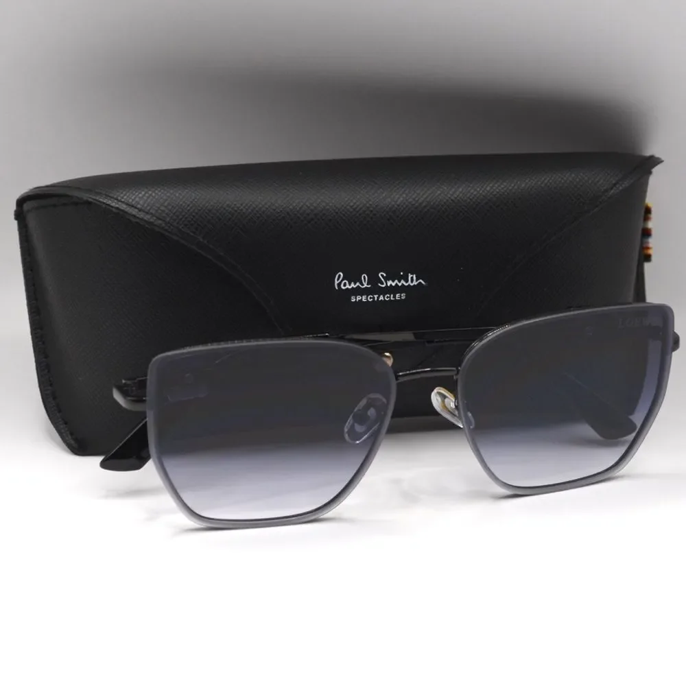 Loewe Women’s Sunglasses | Black Metal Frame | Blue/Gray Gradient Lenses - Picture 13 of 16